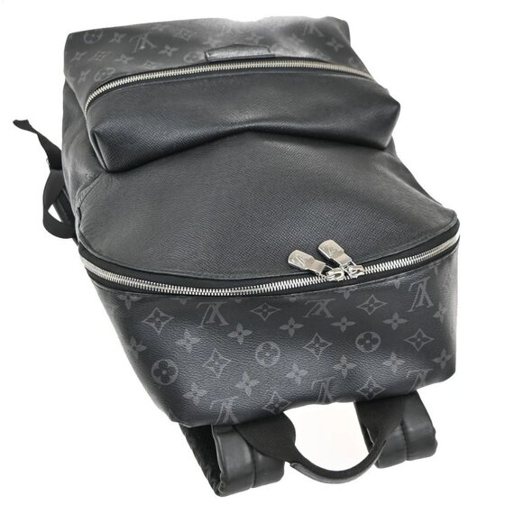 LOUIS VUITTON Discovery Backpack Taiga Llama Leather Black SHW M30230 689RL794 main image 14